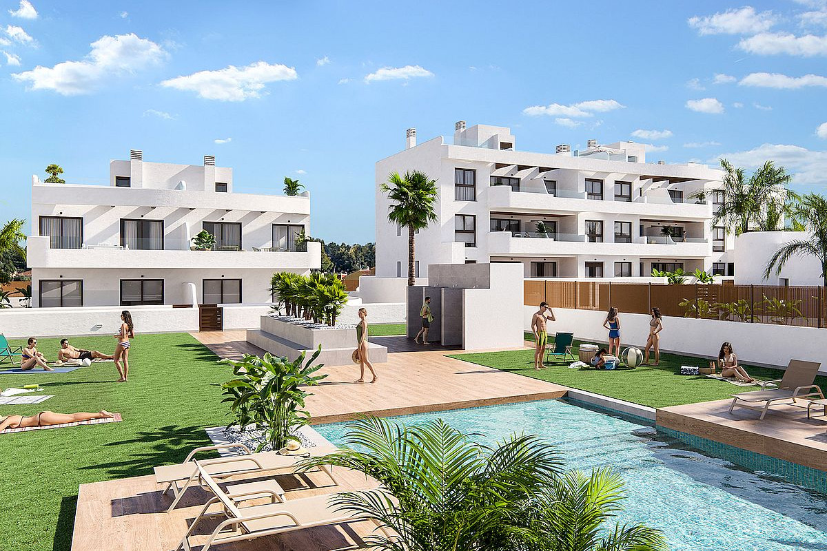 Квартиры в La Serena Golf, Los Alcazares (3 спальни), Costa Cálida