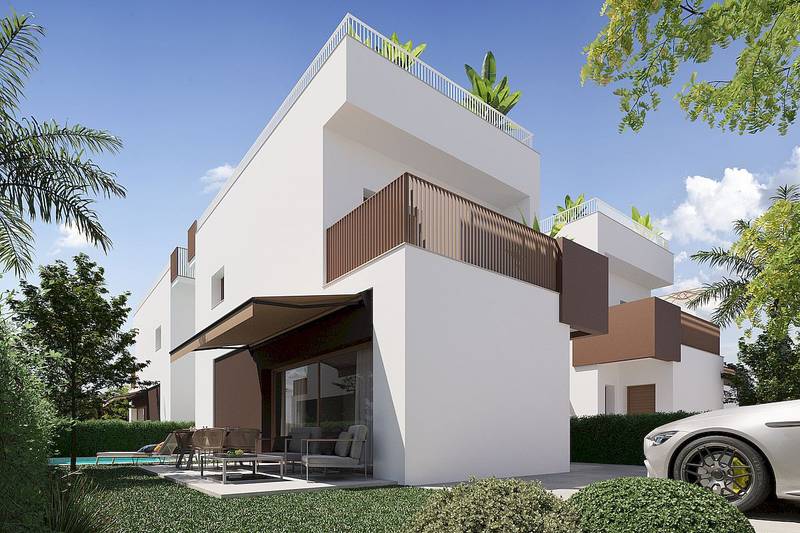 Villa de 3 habitaciones con piscina en La Marina, Costa Blanca Sur
