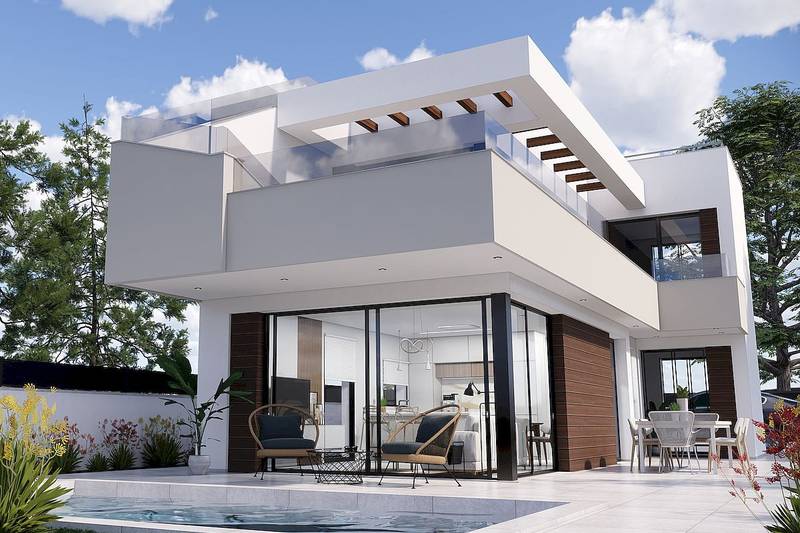 3 Bedroom villa with pool in Lo Romero Golf, Pilar de la Horadada, Costa Blanca South