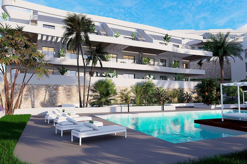 Apartamento de 2 habitaciones en Sierra Cortina, Benidorm, Costa Blanca Norte