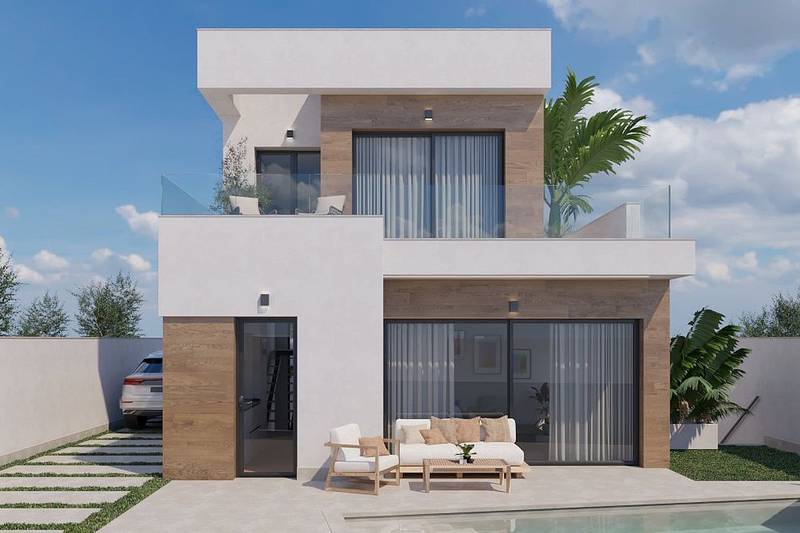 2 Bedroom villa with pool in Lo Romero Golf, Pilar de la Horadada, Costa Blanca South