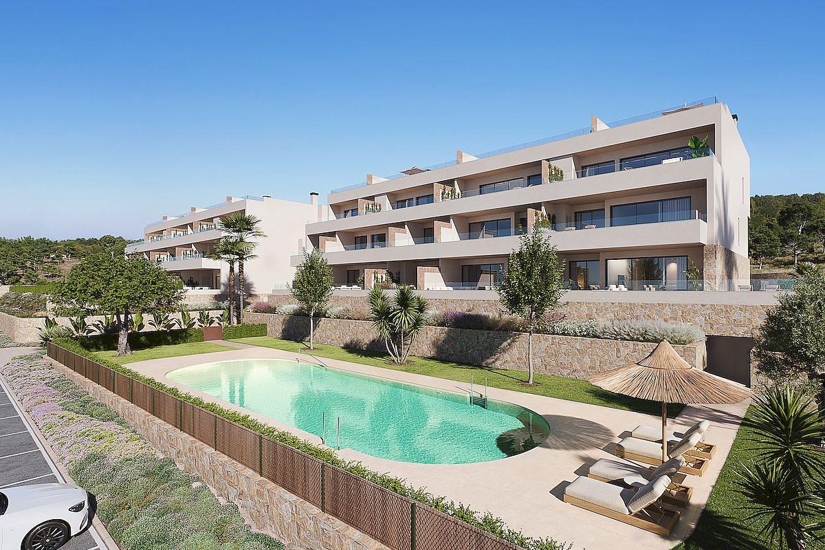 Квартиры в Las Colinas Golf & Country Club, Orihuela Costa (3 спальни), Коста Бланка юг