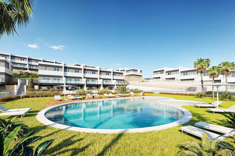 Tаунхаусы в Sierra Cortina, Benidorm (3 спальни), Коста Бланка север