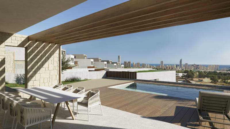 Купить виллу в Финестрате, 4 спальни, 315 м²