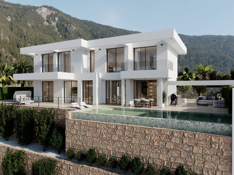 Купить виллу в Финестрате, 4 спальни, 400 м²