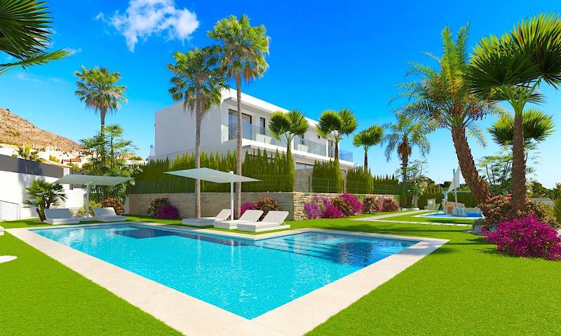 Comprar casa adosada en Finestrat, Sierra Cortina, 3 dormitorios, 106 m²