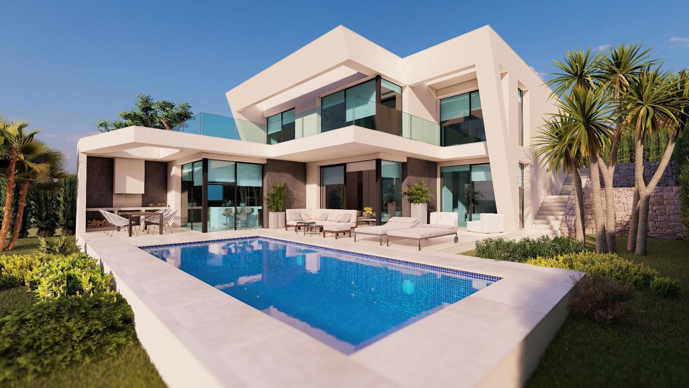 Купить виллу в Кальпе, 4 спальни, 380 м²